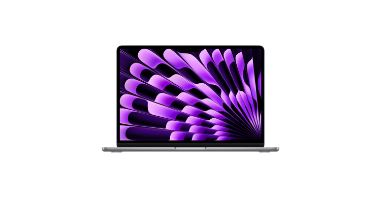 Купить Apple MacBook Air 13" (M3, 8C CPU/10C GPU, 2024), 8 ГБ, 512 ГБ SSD, серый космос
