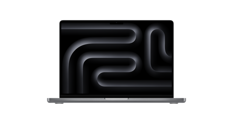 Ноутбук Apple MacBook Pro 14" (M3 10C CPU, 8C GPU, 2023) 8 ГБ, 512 ГБ SSD, серый космос