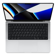 MacBook Pro 14" (M1 Pro 8C CPU, 14C GPU, 2021) 16 ГБ, 512 ГБ SSD, серебристый MKGR3