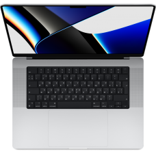 Ноутбук MacBook Pro 16" (M1 Max 10C CPU, 32C GPU, 2021) 32 ГБ, 1 ТБ SSD, серебристый