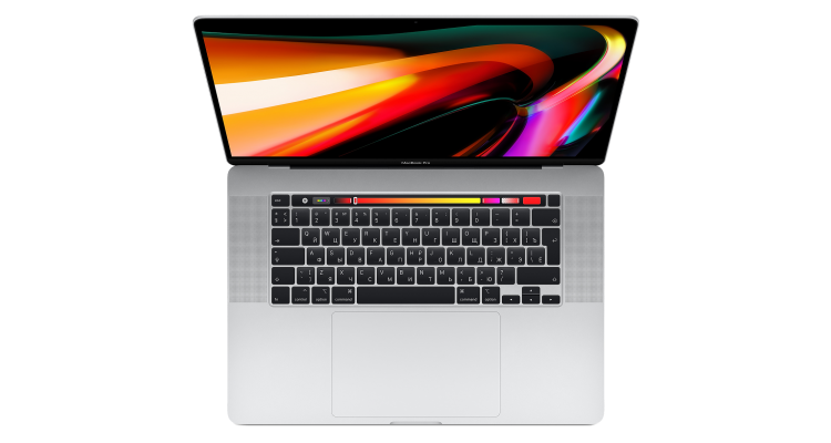 MacBook Pro 16" 8 Core i9 2,3 ГГц, 16 ГБ, 1 ТБ SSD, AMD RPro 5500M, Touch Bar, серебристый