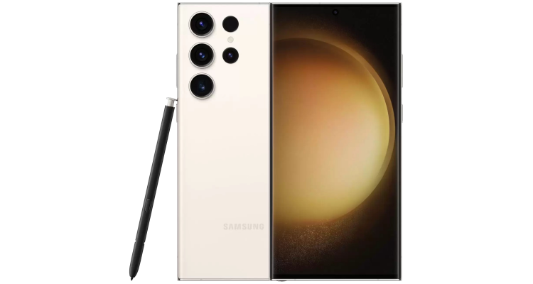 Смартфон Samsung Galaxy S23 Ultra 12/256 ГБ бежевый