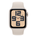 Apple Watch SE 2023, 40 мм, корпус из алюминия цвета «сияющая звезда», спортивный ремешок цвета «сияющая звезда»
