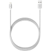 Кабель Anker USB-Lightning MFi, 1.8 м, капрон, 4000+ перегибов, A7114041 (ритейл). Серебро