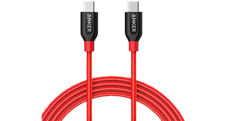 Кабель Anker Powerline+ USB-C to USB-C 2.0 3ft UN Red with Pouch with Offline Packaging V3