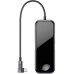 USB-концентратор Baseus Mirror Series Multifunctional Wireless Charger USB-C CAHUB-AZ0G