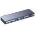 USB-концентратор Baseus Type-C to USB3.0x2/SD/TF/Type-C PD (CAHUB-K0G) для MacBook Pro