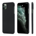 Карбоновый (Кевлар) Чехол Pitaka MagCase Для IPhone 11 Pro Max Черно-Серый В Полоску