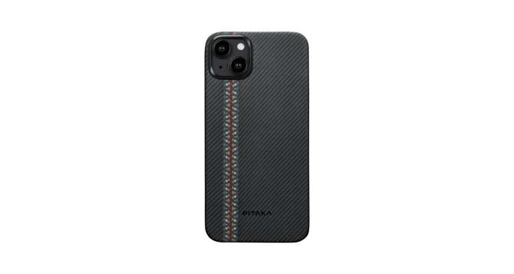 Чехол Pitaka Fusion Weaving MagEZ Case 4 для iPhone 15 Plus (6.7")), Rhapsody, кевлар (арамид)