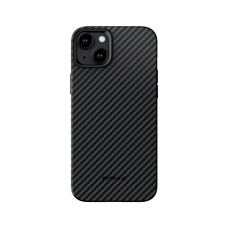 Противоударный чехол Pitaka MagEZ Pro 4 для iPhone 15 Pro Max (6.7"), черно-серый, кевлар (арамид)