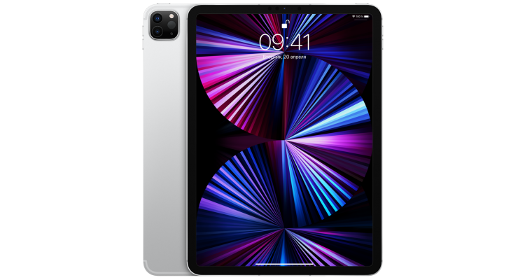 Планшет iPad Pro (2021) 11" Wi-Fi + Cellular 1 ТБ, серебристый