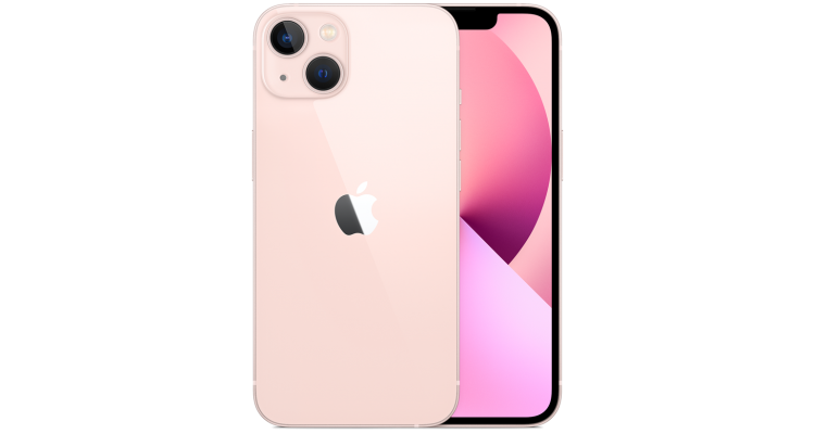 Смартфон iPhone 13 256 ГБ розовый