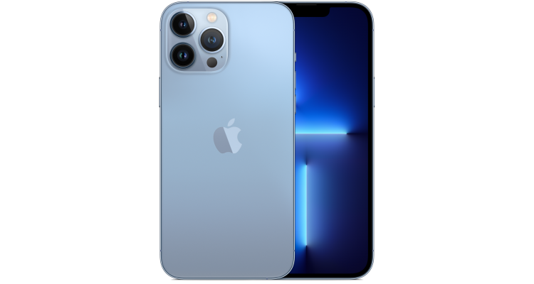 Смартфон iPhone 13 Pro Max 128 ГБ «небесно-голубой»
