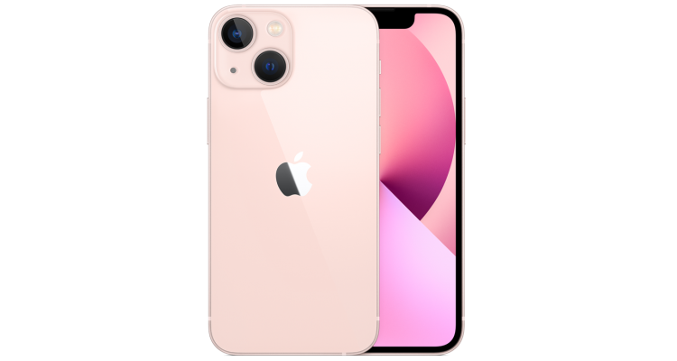 Смартфон iPhone 13 mini 128 ГБ розовый