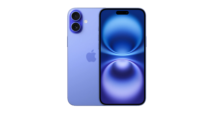 Смартфон iPhone 16 Plus 128 ГБ Ultramarine