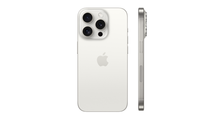 Смартфон iPhone 15 Pro 128 ГБ White Titanium
