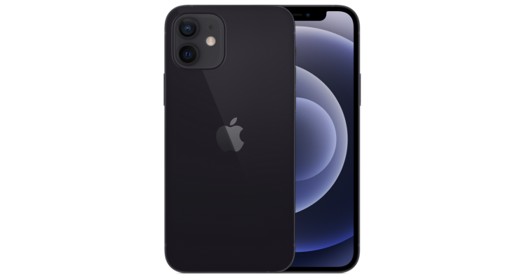 Смартфон iPhone 12 64 ГБ чёрный