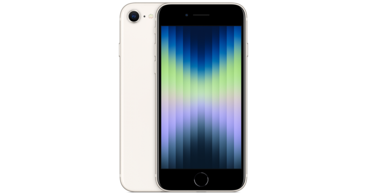 Купить смартфон iPhone SE 2022 (3-е поколение) Starlight 128 GB