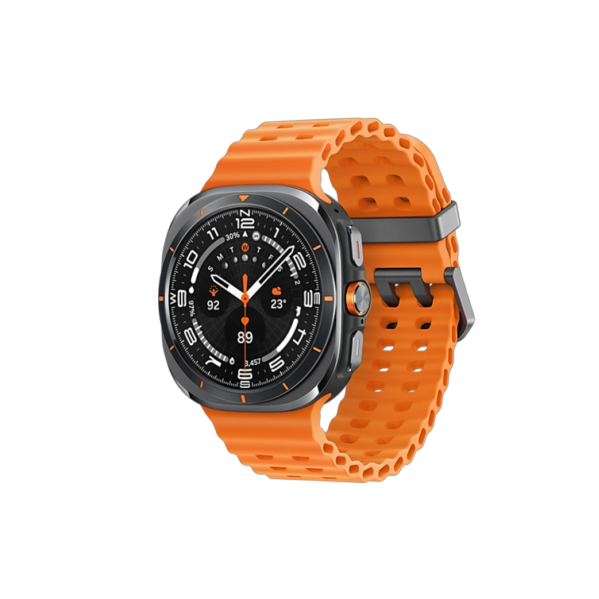 Фото Умные часы Samsung Galaxy Watch Ultra, 47 мм, титан, ремешок Marine, Серый титан