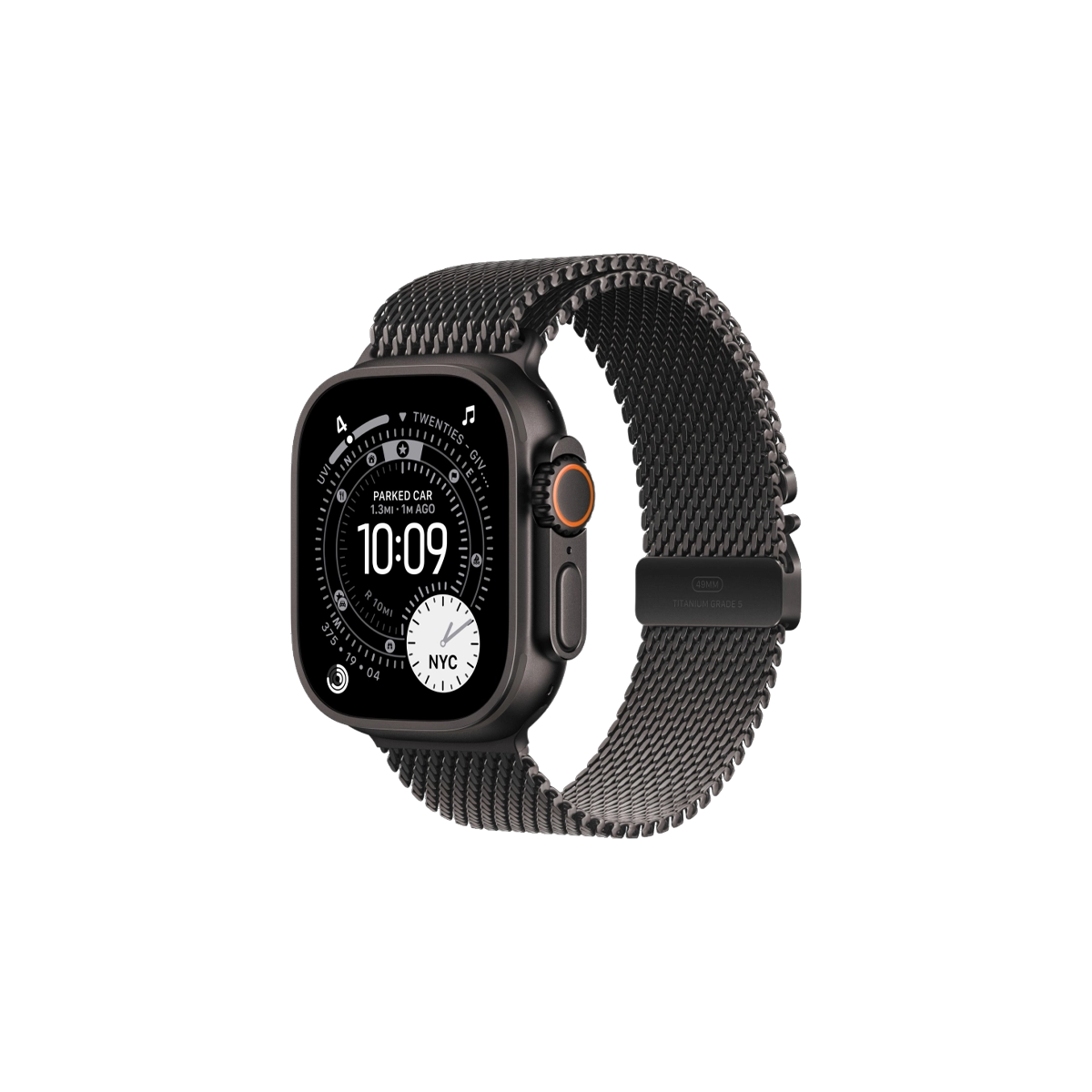 Фото Apple Watch Ultra 3, 49 мм, Black Titanium Milanese Loop Black