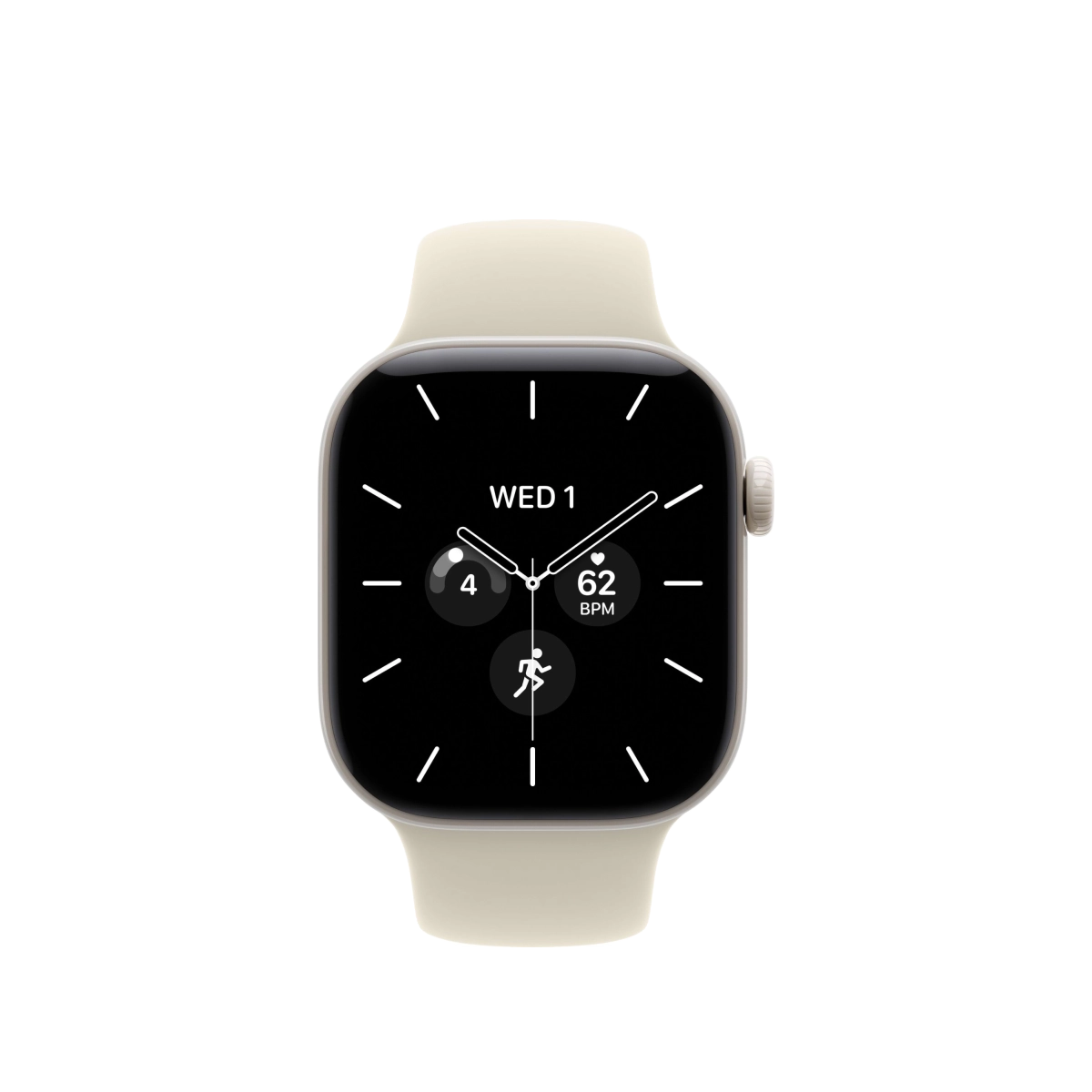 Фото Apple Watch Series 12, 46 mm, GPS+Cellular, Pearl White Ceramic