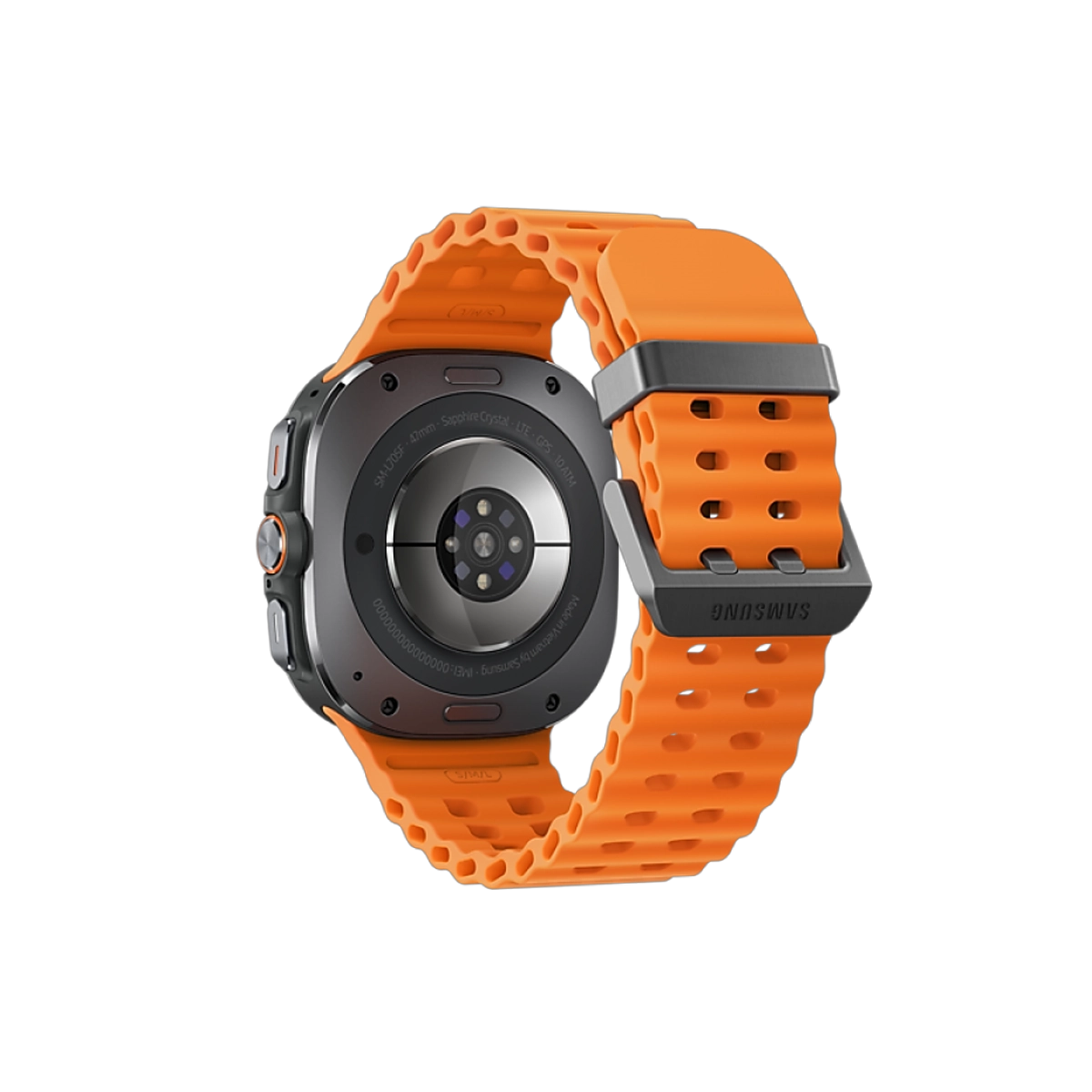 Фото Умные часы Samsung Galaxy Watch Ultra, 47 мм, титан, ремешок Marine, Серый титан