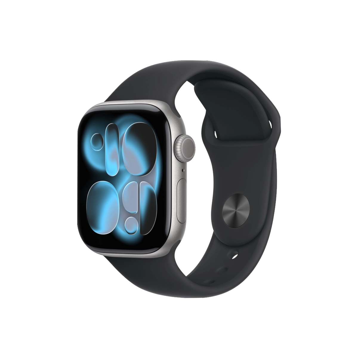 Фото Apple Watch Series 11, 46 mm, Space Grey Aluminium Black Sport Band