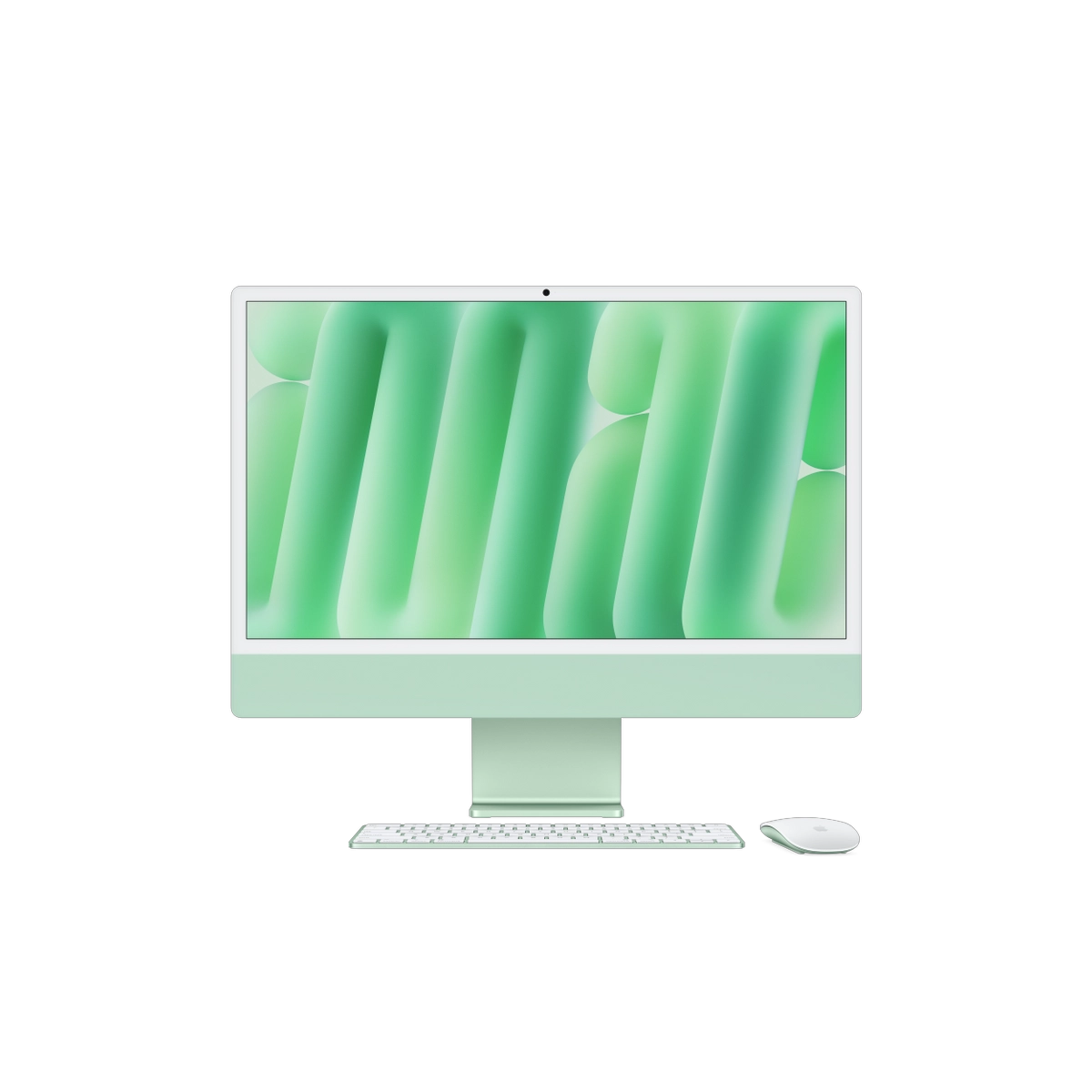 Фото Apple iMac 24" Retina 4,5K (M4 10C CPU, 10C GPU, 2024), 16 ГБ, 256 ГБ SSD, зеленый