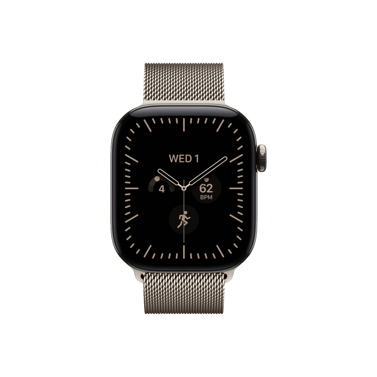 Фото Apple Watch Series 12, 42 mm, GPS+Cellular, Natural Titanium