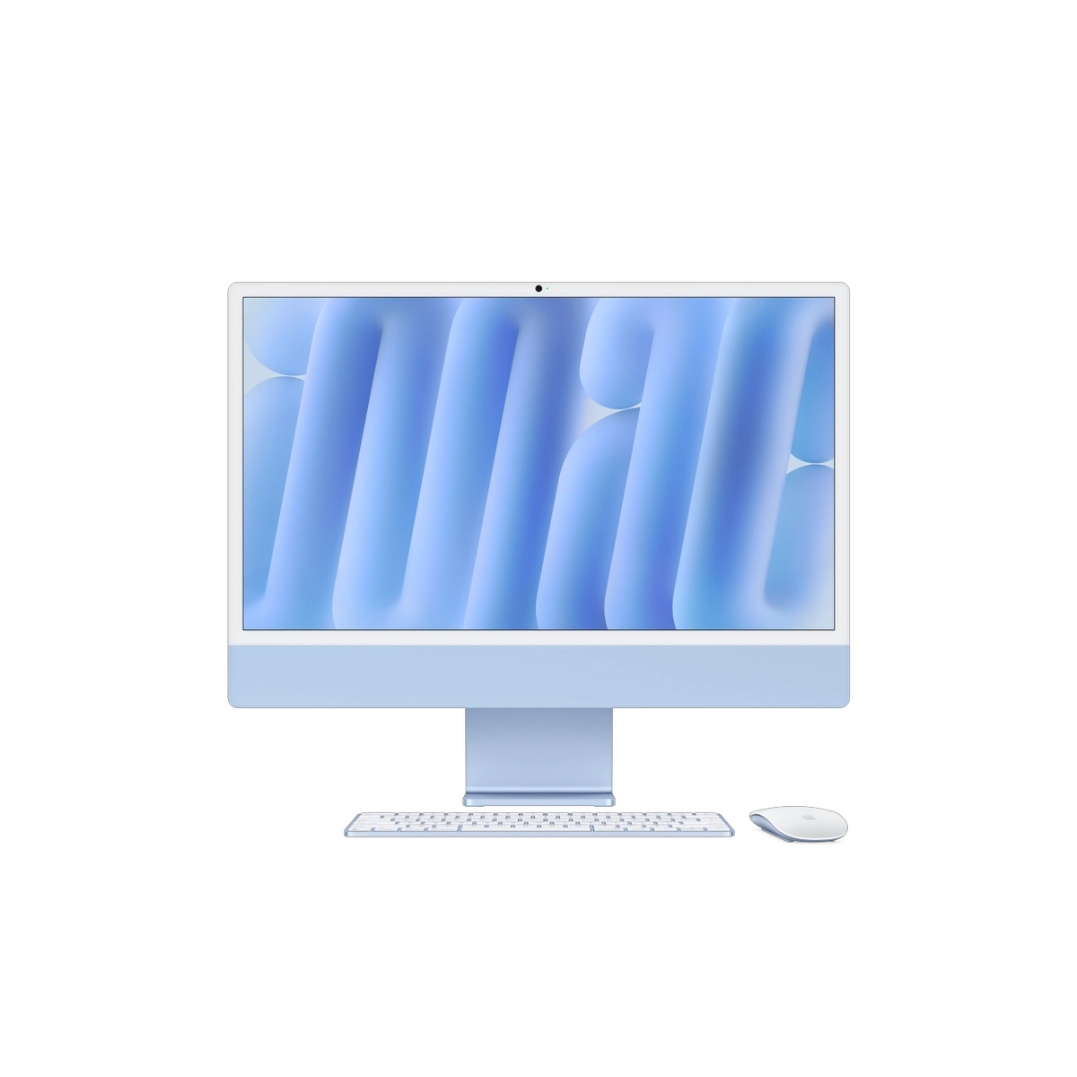 Фото Apple iMac 24" Retina 4,5K (M4 10C CPU, 10C GPU, 2024), 24 ГБ, 512 ГБ SSD, голубой