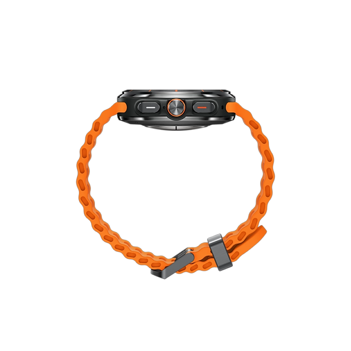 Фото Умные часы Samsung Galaxy Watch Ultra, 47 мм, титан, ремешок Marine, Серый титан