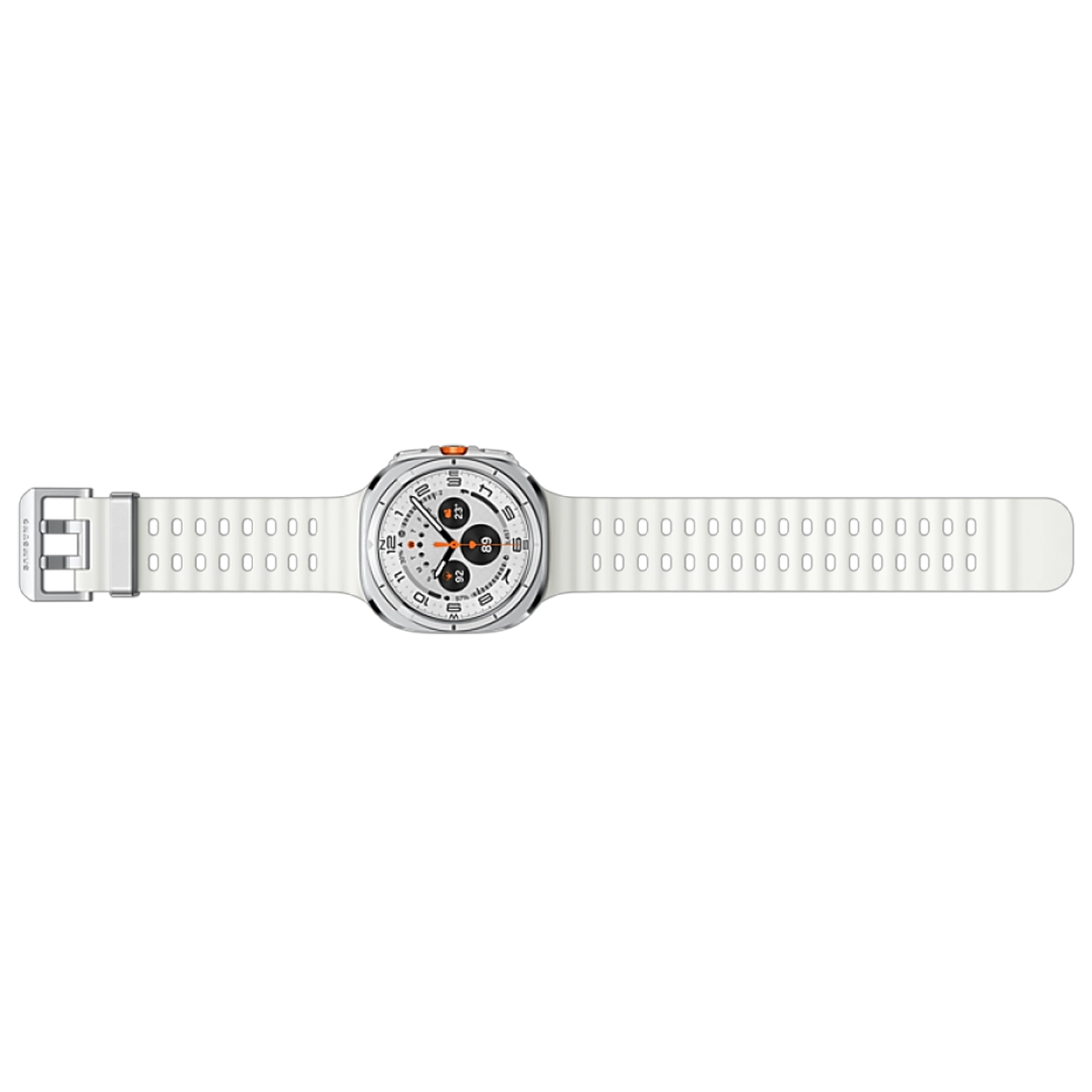 Фото Умные часы Samsung Galaxy Watch Ultra, 47 мм, титан, ремешок Marine, Белый титан
