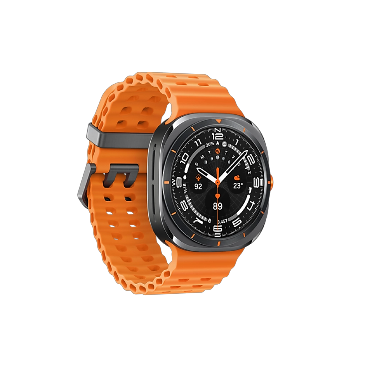 Фото Умные часы Samsung Galaxy Watch Ultra, 47 мм, титан, ремешок Marine, Серый титан