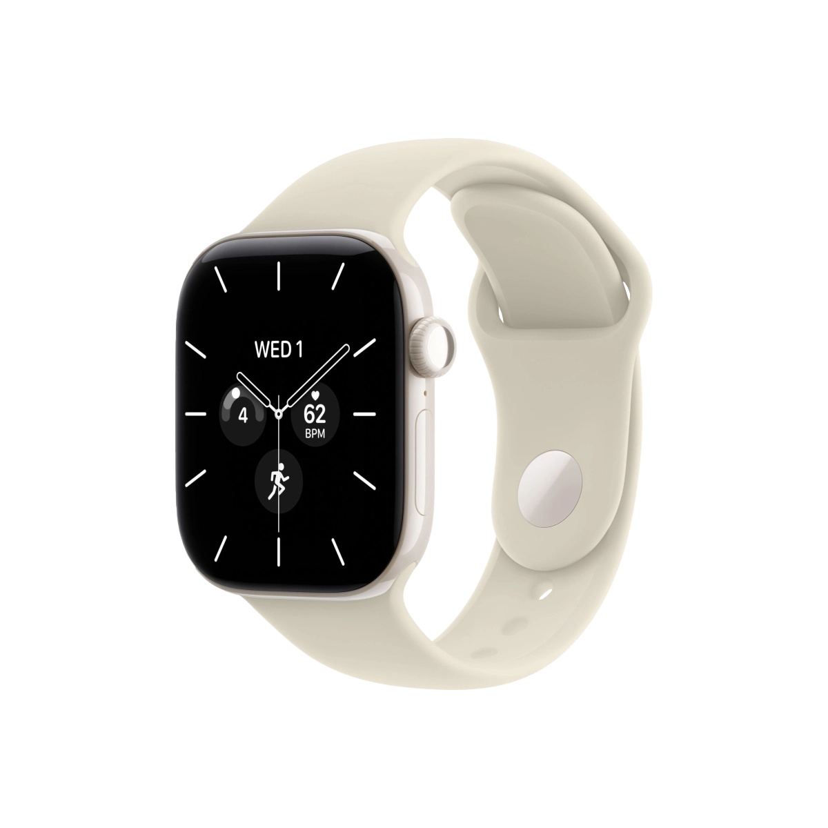 Фото Apple Watch Series 12, 46 mm, GPS+Cellular, Pearl White Ceramic