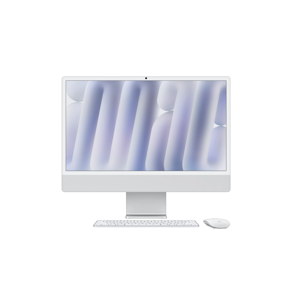 Фото Apple iMac 24" Retina 4,5K (M4 8C CPU, 8C GPU, 2024), 16 ГБ, 256 ГБ SSD, серебристый