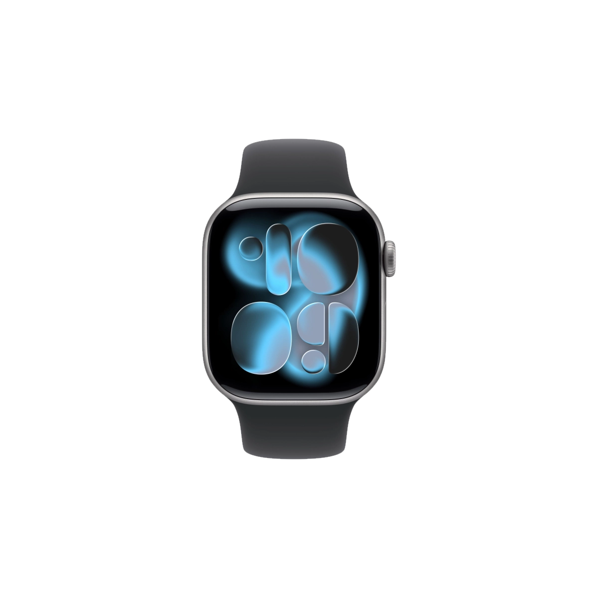Фото Apple Watch Series 11, 46 mm, Space Grey Aluminium Black Sport Band