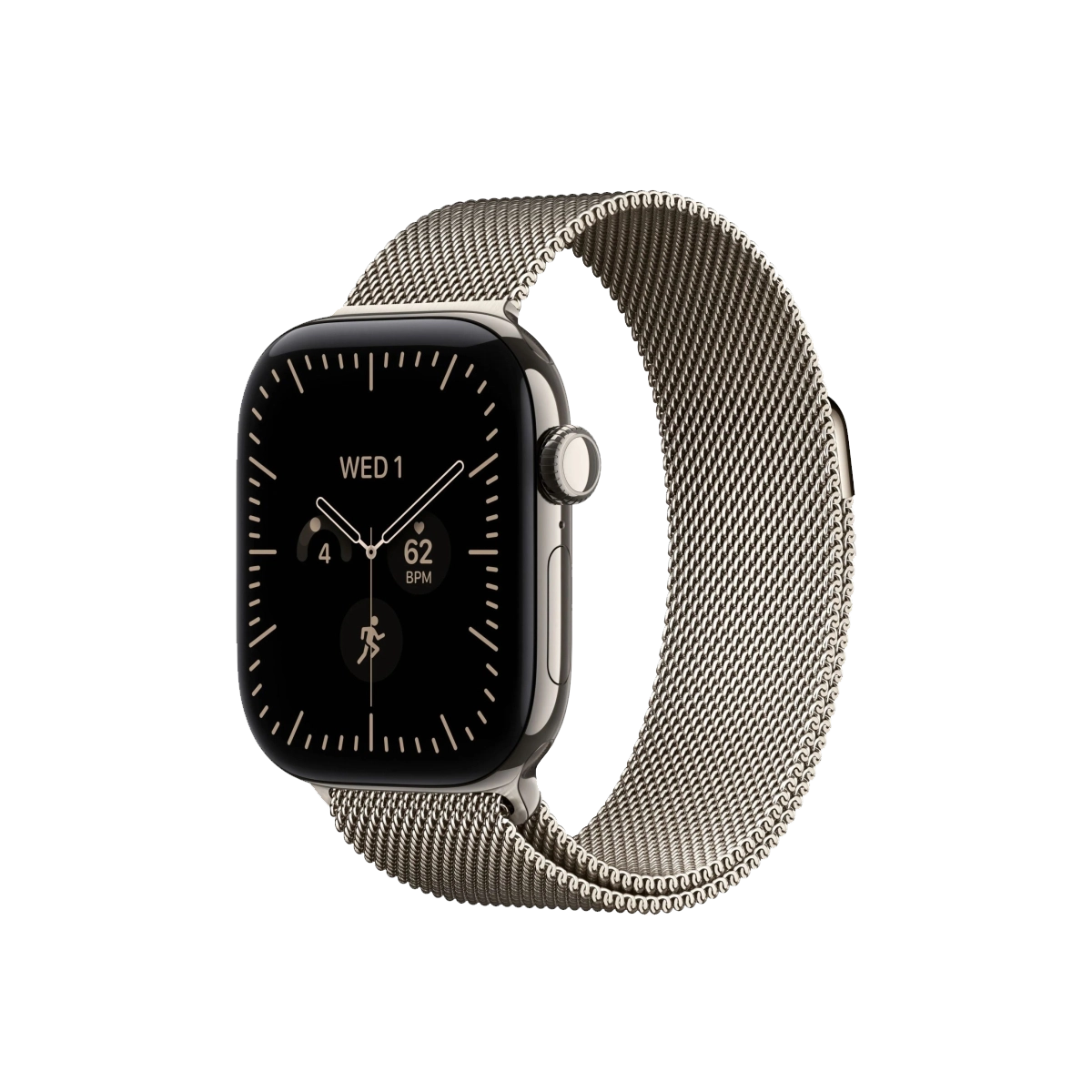 Фото Apple Watch Series 12, 42 mm, GPS+Cellular, Natural Titanium
