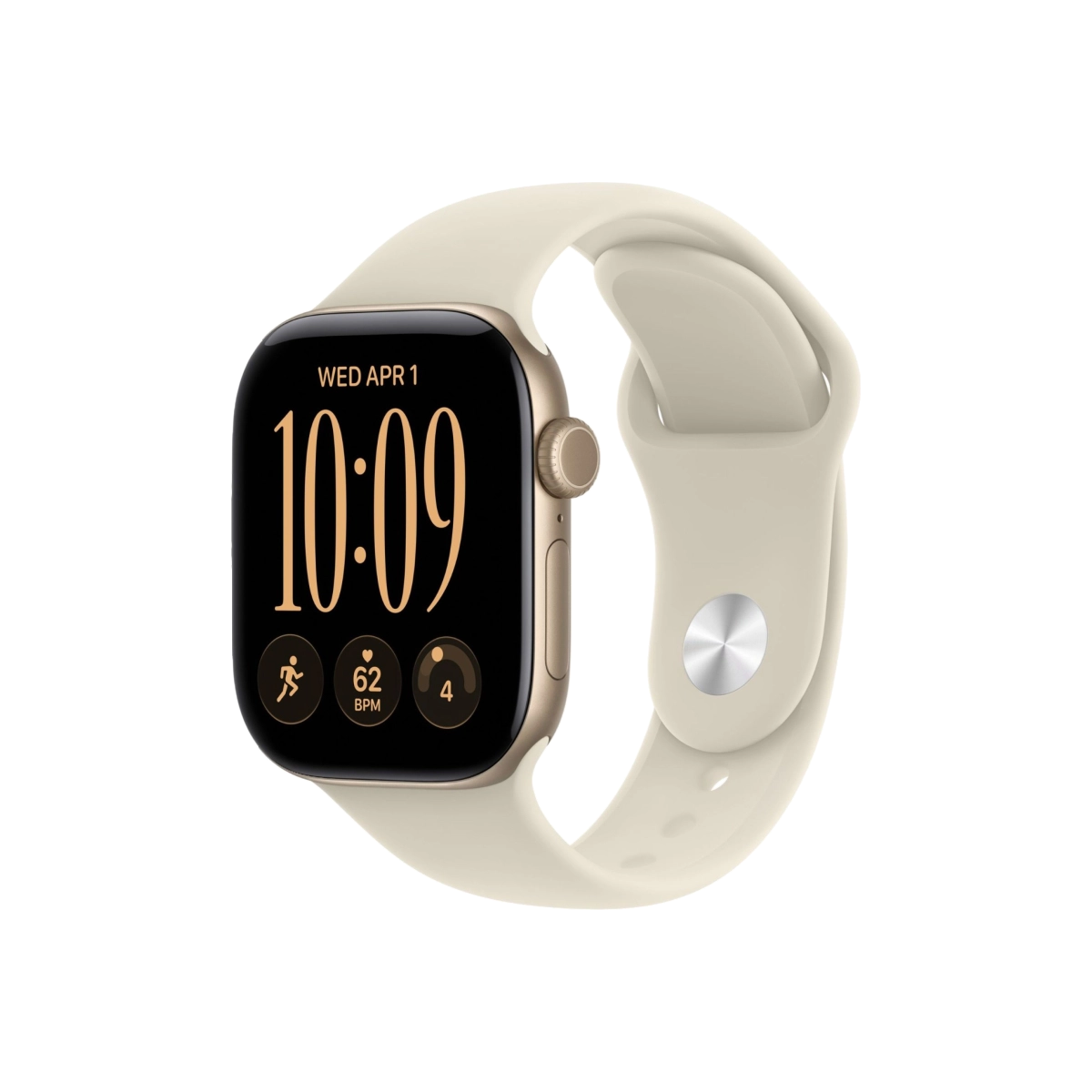 Фото Apple Watch Series 12, 46 mm, GPS+Cellular, Light Gold Aluminum