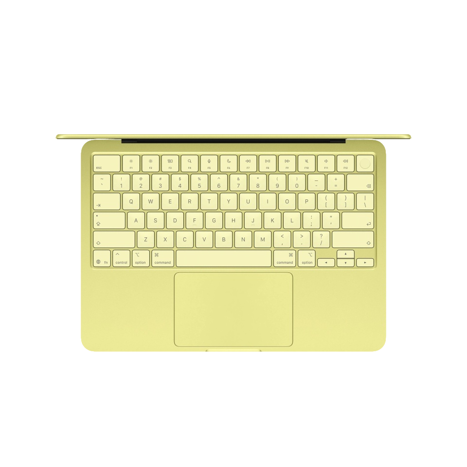 Фото Apple MacBook Neo 13" (A18 Pro, 6C СPU/5С GPU, 2026), 8 ГБ, 512 ГБ SSD, желтый цитрус