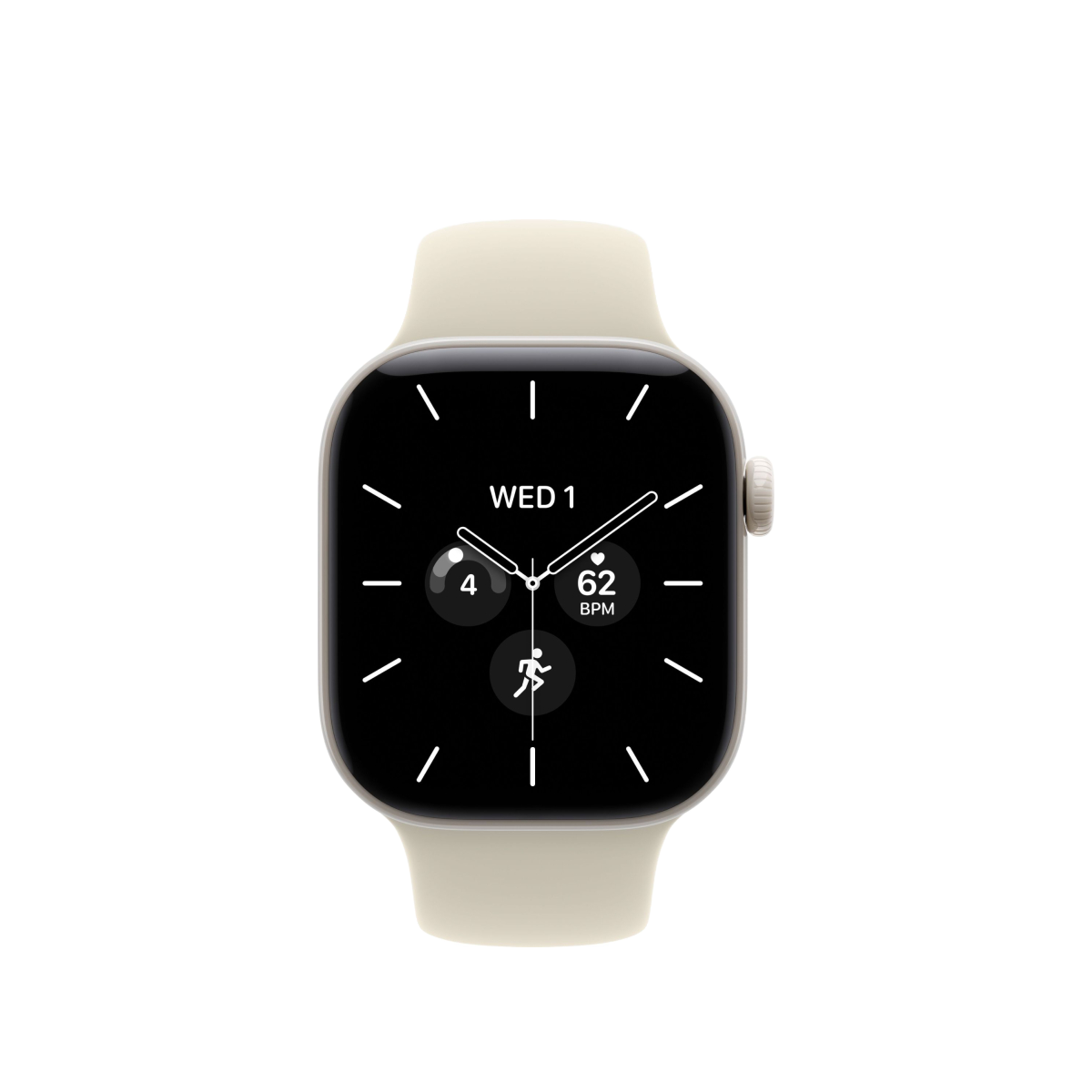 Фото Apple Watch Series 12, 42 mm, GPS+Cellular, Pearl White Ceramic