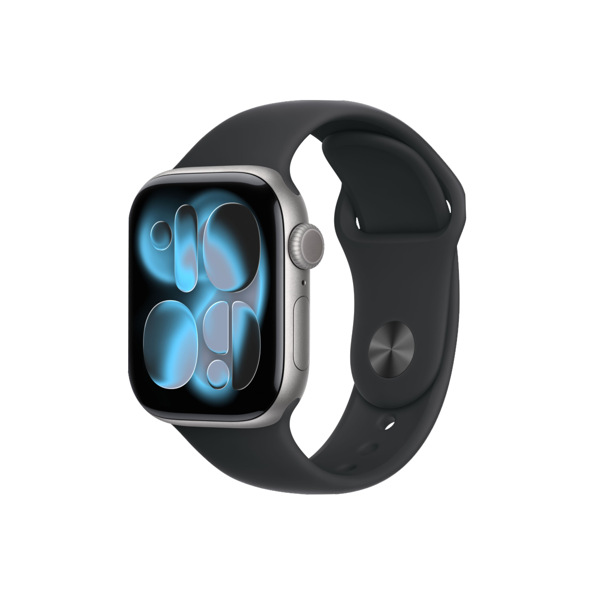 Фото Apple Watch Series 11, 46 mm, Space Grey Aluminium Black Sport Band
