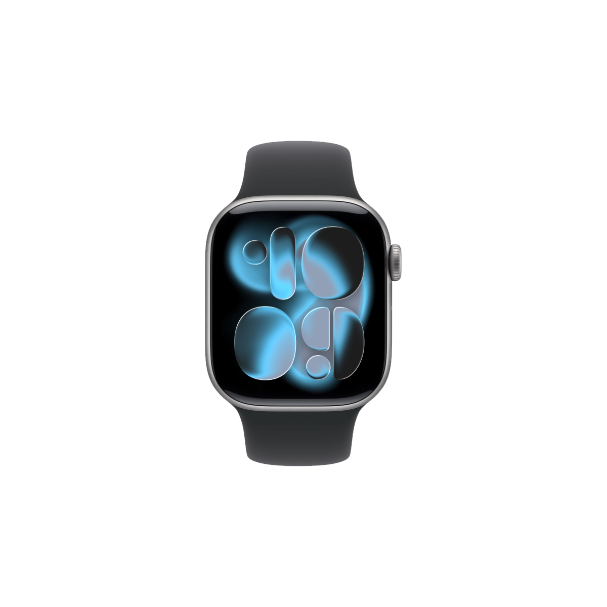 Фото Apple Watch Series 11, 46 mm, Space Grey Aluminium Black Sport Band